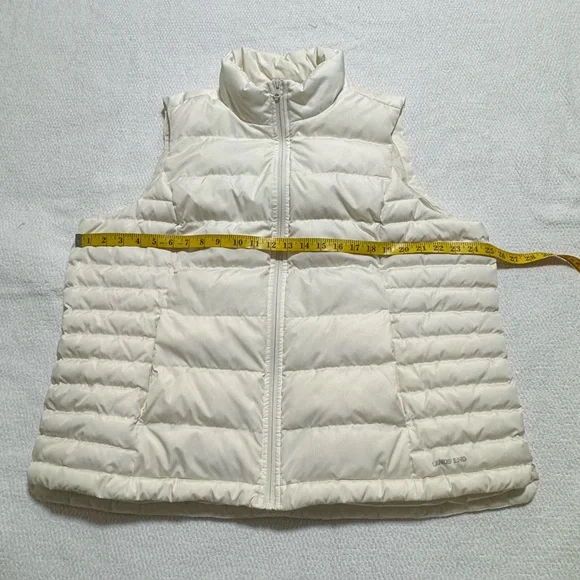 Lands End Vest Womens 1X White Down
Puffer Insulated Zip Up Outdoor Plus Size - Picture 4 of 11